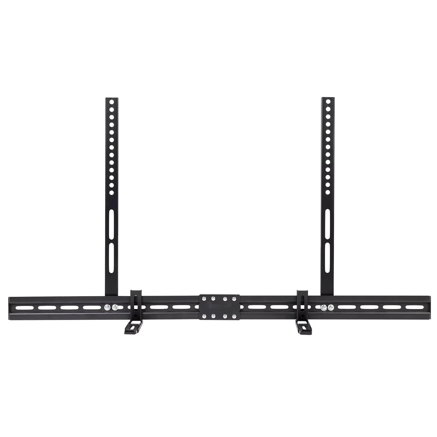 Universal Soundbar Brackets under TV, Soundbar TV Mount Fits Soundbars with or without Holes Soundbar Mount for Sonos, Samsung,