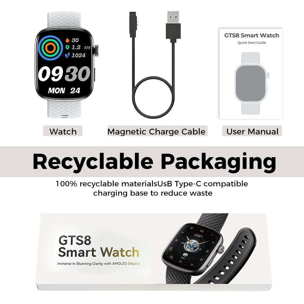 1.95-Inch Smartwatch Fitness Tracker with Multiple Exercise Modes