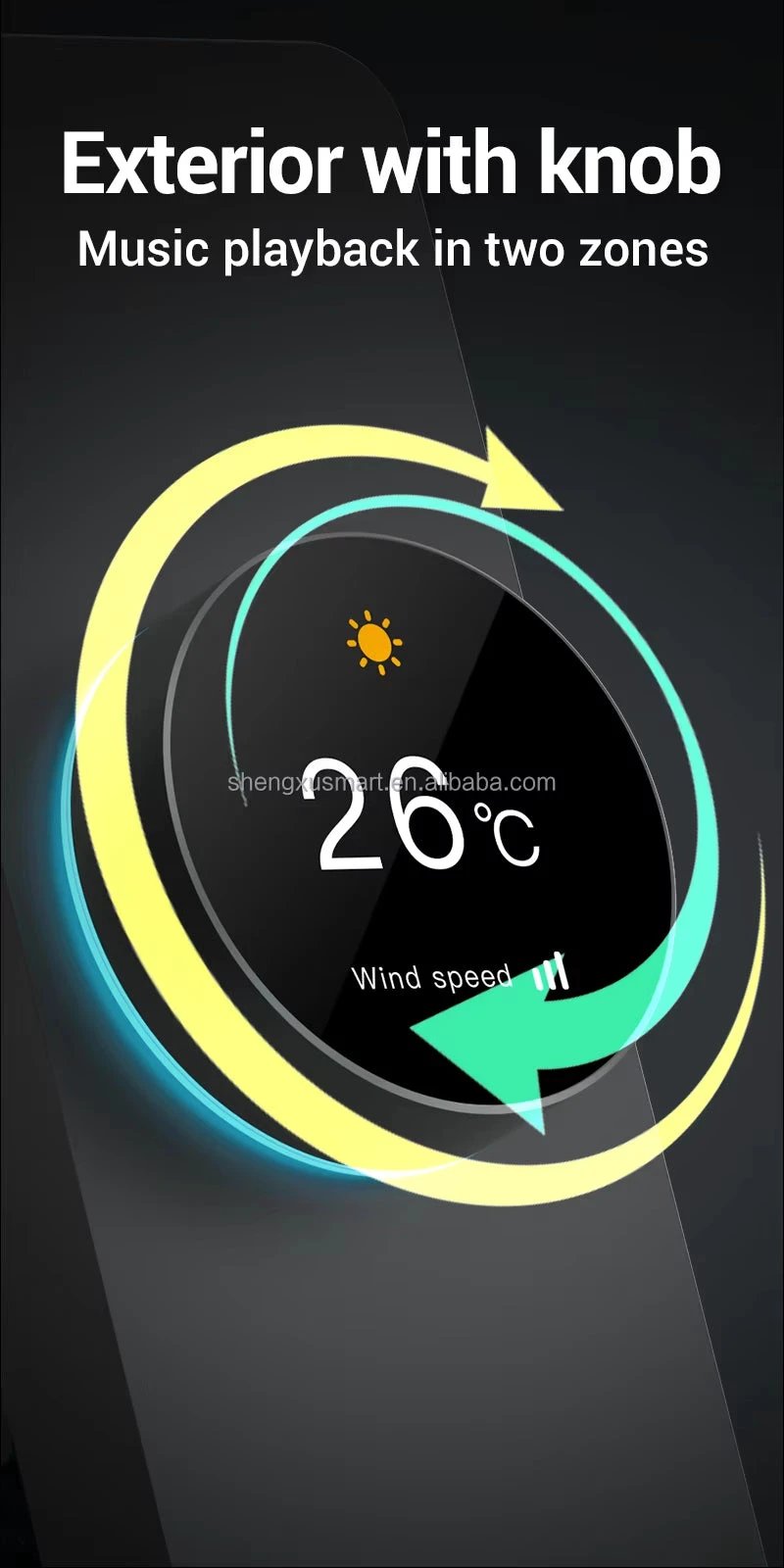 10-Inch Smart Home Central Control Panel with Music Background Enhances Home Automation Devices