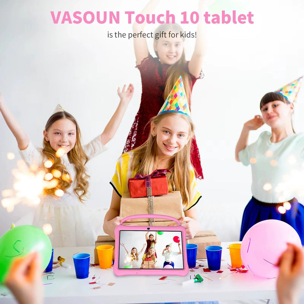 Android 13 Tablet for Kids 10 Inch Octa-Core, 64GB RAM 1TB TF Card Expandable, Parental Control, Dual Camera, Wifi