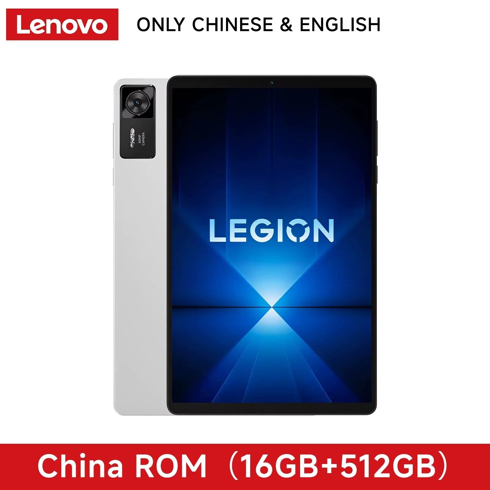 Legion Y700 4Th Gen 256GB 512GB ROM Snapdragon 8 Elite 8.8" 165Hz Display 7600Mah 68W Charging Gaming Tablet PC TB322FC