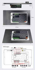10-Inch Smart Home Central Control Panel with Music Background Enhances Home Automation Devices