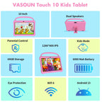 Android 13 Tablet for Kids 10 Inch Octa-Core, 64GB RAM 1TB TF Card Expandable, Parental Control, Dual Camera, Wifi